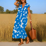 Tatiana™ | Vestido maxi con detalle calado