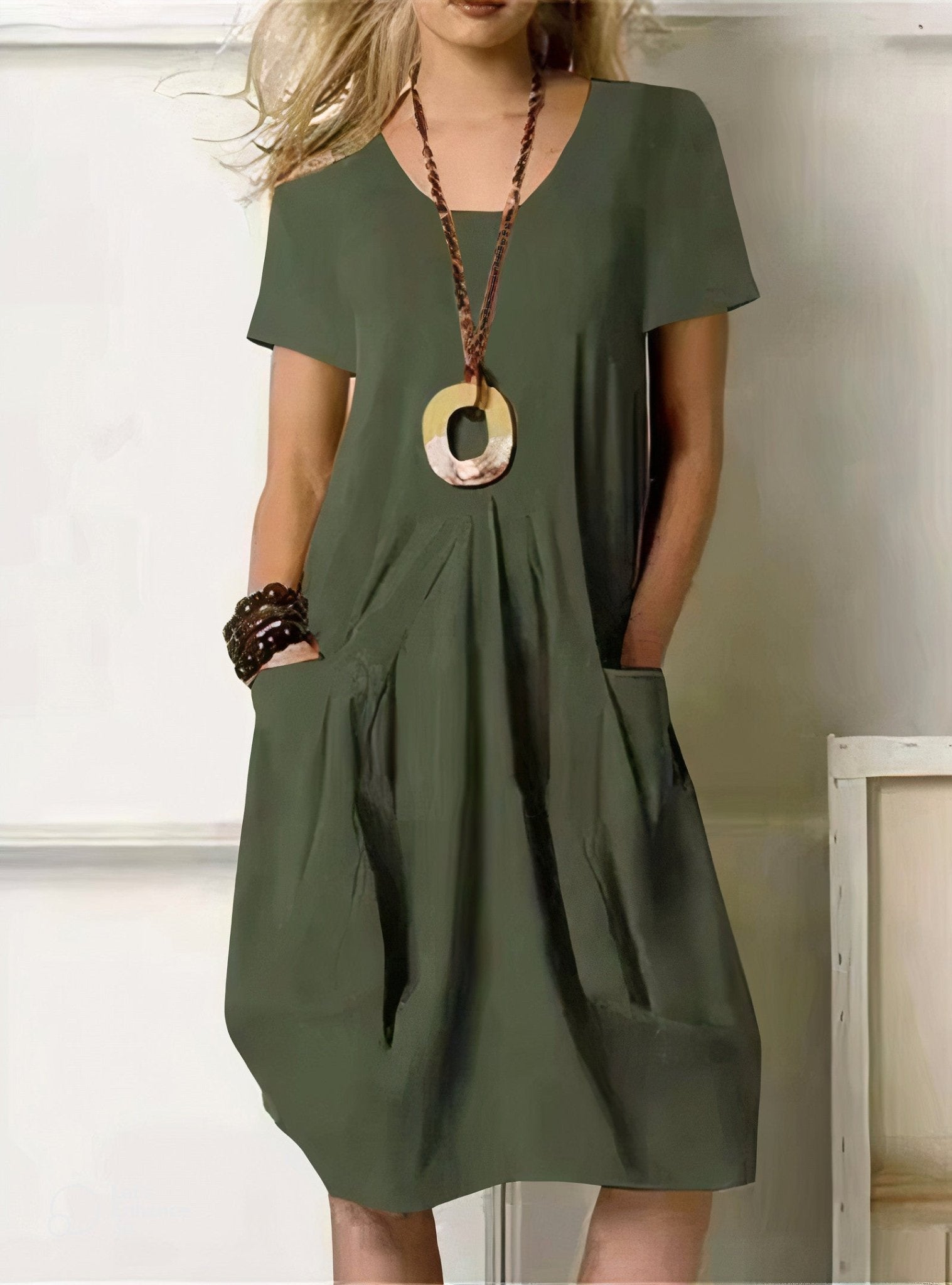Oriane™ | Vestido maxi casual de caída fluida-
