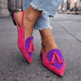 Valentina | Sandalias Bailarina con Borlas