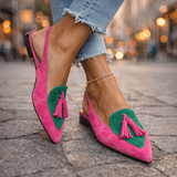 Valentina | Sandalias Bailarina con Borlas