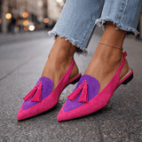 Valentina | Sandalias Bailarina con Borlas