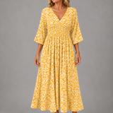 Althea™ | Vestido midi bohemio fluido