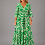 Althea™ | Vestido midi bohemio fluido