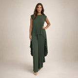 Halina™ | Conjunto elegante con pliegues