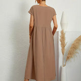 Ursina™ | Vestido Midi Fluido
