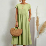 Ursina™ | Vestido Midi Fluido