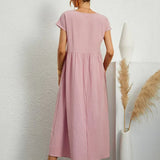 Ursina™ | Vestido Midi Fluido