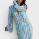 Elina – Vestido maxi con escote en V y un toque de vacaciones