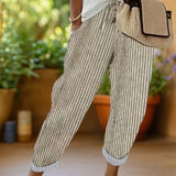 Kyoto™ | Pantalones rayados con cordón