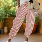 Kyoto™ | Pantalones rayados con cordón