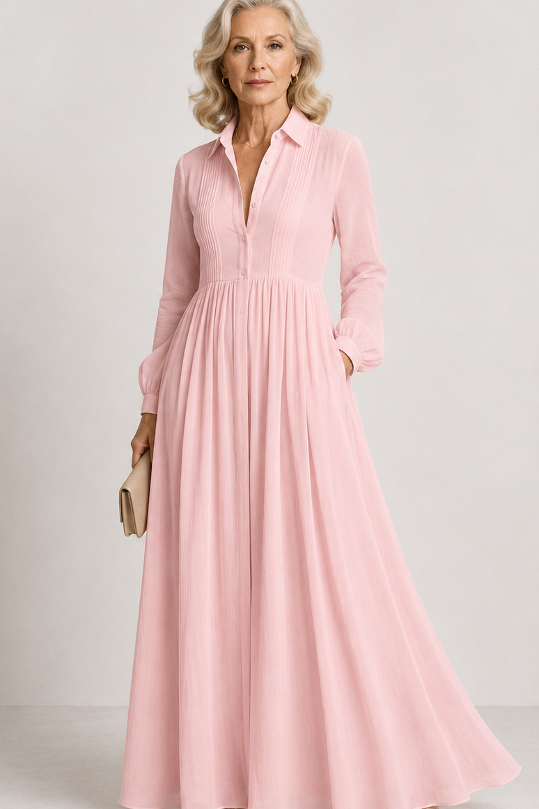 Lioren™ | Vestido Maxi de Caída Suave
